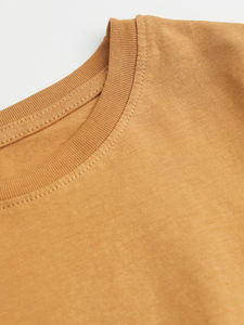 Camiseta de Manga Corta a Rayas para Niños 026, Impresión de Logotipo Personalizado, Ropa Exterior Lisa de Color Sólido, Camisetas Suaves para Niños y Niñas - Product Image 4