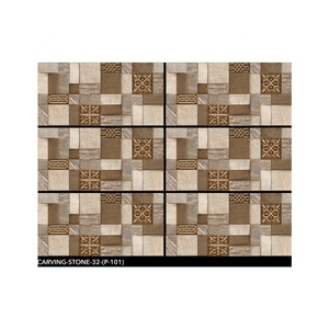 Azulejo de Pared de Cerámica Digital de Alta Calidad, 300 x 600 mm, Acabado Mate, Elevación de Alta Profundidad, Moderno, Impermeable, Ignífugo, para Interiores de Oficina - Product Image 3