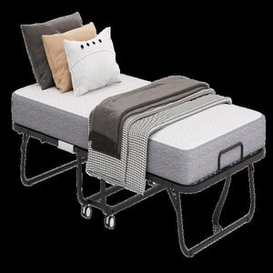 Letto Pieghevole Portatile 190x97 cm con Materasso Memory Foam da 13 cm, Letto Pieghevole Salvaspazio per Adulti - Product Image 6