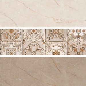 Modern Minimalist White Glossy Ceramic Wall <b>Tile</b> 300x600 Suitable for Corporate Office and Commercial Infrastructure Use - Product Image 2