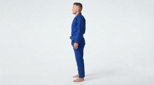 <b>Men</b> Martial Arts Training Uniform Long Sleeve <b>Jacket</b> And Pants Two Piece Sportswear Set - Product Image 6