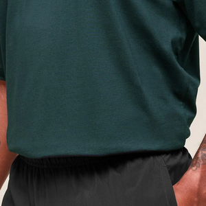 T-shirt de sport ample pour homme, haute qualité, personnalisable, respirant, en coton, pour la gym, vente en gros - Product Image 6