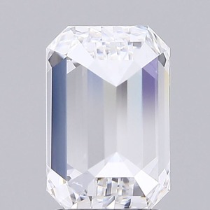 Diamant de laboratoire de 1,37 carat, taille émeraude, couleur H, pureté VS2, certifié IGI, CVD, excellente taille, EC7335, diamant en vrac de haute qualité, pierre précieuse - Product Image 3