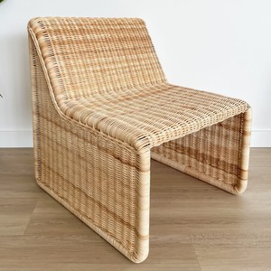 Conjunto de sofás de ratán personalizables, mobiliario de mimbre antiguo, un solo asiento, decoración del hogar - Product Image 1