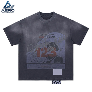 Custom Made Men Acid Wash T-<b>Shirts</b> Slim Fit Stylish Short Sleeve Cotton <b>Shirts</b> For Business, Daily Wear, And Promotional Use - Product Image 6