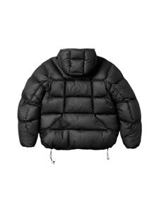 Veste matelassée à capuche personnalisée, imperméable, coupe-vent, écologique, avec rembourrage en coton, mélange polyester/coton, design unisexe pour l'hiver - Product Image 4