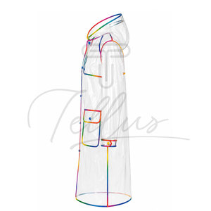 Veste de pluie imperméable coupe-vent personnalisée en softshell pour femme adulte – Vente en gros - Product Image 2