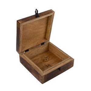 Caja de Almacenamiento Estilo Vintage, Cofre de Madera Bohemio, Caja de Almacenamiento Tallada Tradicional, Cofre de Recuerdos Estilo Campestre - Product Image 5