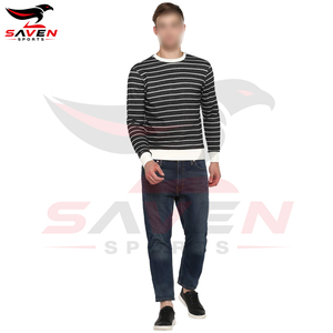 Sudadera para hombre con logo personalizado impreso, producto de la más alta calidad, sudadera de cuello redondo de forro polar grueso para hombre - Product Image 5