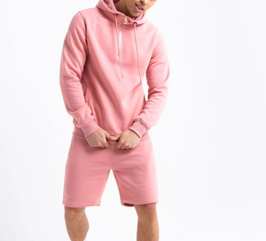 Conjunto Deportivo Informal para Hombre, Sudadera con Capucha y Pantalones Cortos, Talla Grande, para Entrenamiento y Deportes al Aire Libre, en Venta 2026 - Product Image 3
