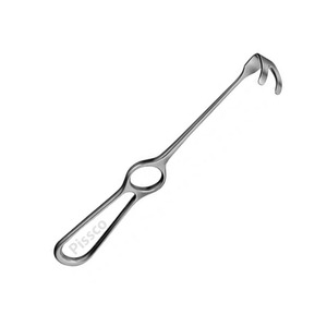 Rétracteur chirurgical WASSMUND en acier inoxydable, outil médical WASSMUND, rétracteur de plaie WASSMUND, 1 pièce - Product Image 2