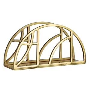 Luxury Metal Napkin Stand For Dining Table And <b>Kitchen</b> Stylish <b>Tissue</b> <b>Holder</b> For Home Office And Restaurant - Product Image 3