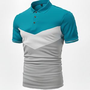 Polo élégant décontracté pour homme, coupe ajustée, manches courtes, confortable, tendance estivale - Product Image 5
