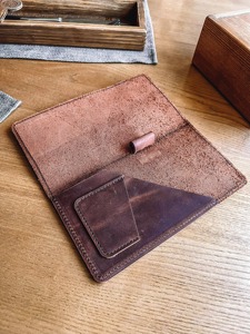 Minimalist Slim Leather Wallet Portable Long Envelope <b>Money</b> Pouch Clutch Bag Elegant Coin <b>Purse</b> Ultra-Thin Card Holder for Cash - Product Image 2