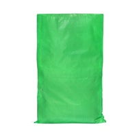 Sac agricole tissé en PP personnalisé, durable, recyclable, vert, bleu, blanc, pour l'emballage de maïs, de blé, de farine, d'engrais et de riz