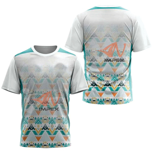 เสื้อยืดโพลีเอสเตอร์แขนสั้นแบบแห้งเร็วสำหรับทุกเพศ พิมพ์ลายแบบซับลิเมชั่น เหมาะสำหรับวิ่งมาราธอนสำหรับผู้ชาย - Product Image 6