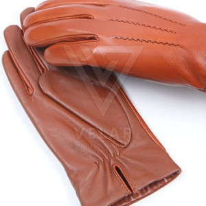 Customizable Men's Leather <b>Gloves</b>-<b>Touchscreen</b> & Breathable Eco-Friendly High Quality Custom Logo/Colors/Sizes Sports Casual Use - Product Image 5