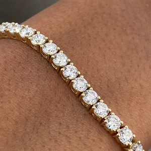 Handcrafted Lab Grown Diamond Bracelet Solid 18K <b>Gold</b> IGI Authenticated Luxury Wristwear White Yellow <b>Rose</b> <b>Gold</b> - Product Image 2