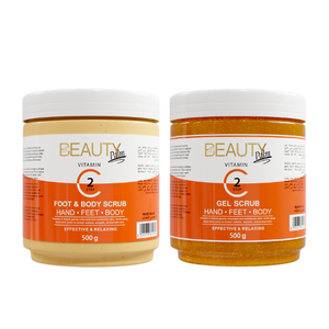 Vitamin C Citrus Fragrance Exfoliating Foot & <b>Body</b> <b>Scrub</b> with Spa Salt for Hands Feet & <b>Body</b> Use All Skin Types - Product Image 2
