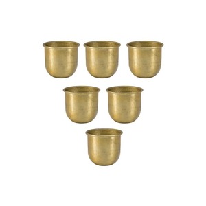 Jarrón Moderno de Latón para Mesa, Acabado Dorado, Forma Cilíndrica, Decoración para el Hogar, para Exhibición de Plantas de Interior - Product Image 4