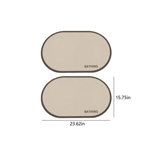 Alfombra de Baño de Diatomita Súper Absorbente Personalizada, Alfombrilla de Baño de Secado Rápido, Alfombrillas Personalizadas para Entrada de Cocina, Alfombrillas Absorbentes - Product Image 2