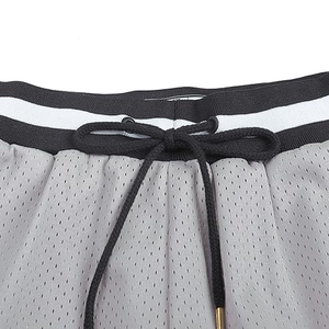 Wholesale <b>Men</b> Summer Polyester/Cotton <b>Shorts</b> Customized Logo Solid Color Eco-Friendly Breathable Quick Dry Drawstring <b>Shorts</b> - Product Image 2