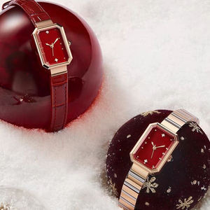 Reloj de cuarzo cuadrado con diamantes de moda 2026, reloj de pulsera de cuero para mujer, regalo de cumpleaños, mini reloj de cuarzo de lujo para hombre y mujer - Product Image 3