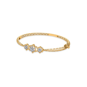 Exquisita Pulsera de Oro Amarillo con Diamantes Cultivados en Laboratorio para Uso Diario, con Diamantes Cultivados de Primera Calidad, Sostenibles y Finos - Product Image 4