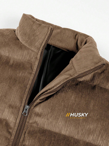 Lightweight Winter Travel Bubble <b>Jacket</b> for Men Zipper Camouflage Waterproof Windproof Stand Collar Foldable Design <b>Packable</b> - Product Image 4
