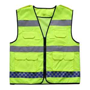 Chaleco de Seguridad Unisex de Poliéster con Logotipo Personalizado de Alta Calidad, Ropa de Trabajo Reflectante de Alta Visibilidad - Product Image 3