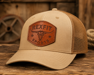 REXFIT SPORTS Trucker <b>Hat</b> Navy Blue Mesh Adjustable 6-Panel Cap Embroidered Logo Casual Style Spring <b>Summer</b> - Product Image 5