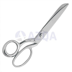 Ciseaux de tailleur en acier inoxydable de haute qualité de 12 pouces avec poignée plaquée or, outil de coupe de tissu robuste pour usage industriel - Product Image 2