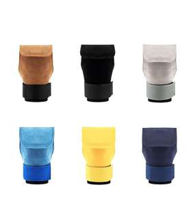 Guantes de Gimnasio de Cuero 100% Algodón Antideslizantes con Cierre, Color Personalizado, Protección para la Palma, para Uso en Invierno, CrossFit, Levantamiento de Pesas, Gimnasia - Product Image 4