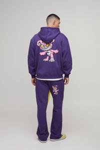 Ensemble de survêtement streetwear personnalisé en molleton de coton épais 480 GSM pour homme, comprenant un sweat à capuche ample et un pantalon de jogging - Product Image 2