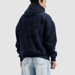 Comfortable Soft Fabric Cotton Blended Baggy Hoodie Premium High Quality Loose Fit Warm Casual Everyday Wear Men - Product Image 3