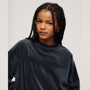 Sweat-shirt pour femme, nouvelle arrivée, design personnalisé, vente en gros OEM, tricoté, logo sur le devant, chaud, extensible, respirant, écologique - Product Image 6
