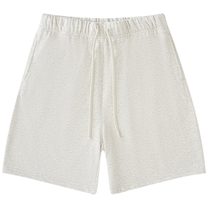 Men's French Terry <b>Shorts</b> Custom Logo Cotton <b>Sweat</b> <b>Shorts</b> Adjustable Mid Waist Drawstring Closure Eco-Friendly Breathable - Product Image 5