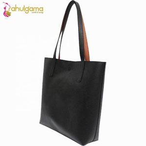 Precio al por mayor de cuero genuino personalizado de PU estilo de hombro bolsas de lona de moda forro resistente al agua razonable - Product Image 5