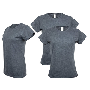 T-shirt moderne pour femme en coton à manches courtes, haut décontracté en tissu respirant, idéal pour l'été, coupe ajustée, confortable, élégant et pour un usage quotidien - Product Image 2