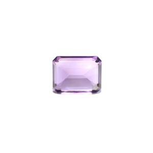 Certified Natural Amethyst 9.15 Carat Faceted Rectangle Loose Gemstone for Fine Jewelry - Product Image 2