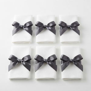 Cinta de Satén Gris Carbón de 12 mm de una Sola Cara para Bolsas de Papel de Boutique y Sets de Regalo Ejecutivos, Paquete de 10 Rollos x 8 Metros - Product Image 4
