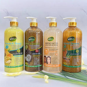 <span class=keywords><strong>Gel</strong></span> <span class=keywords><strong>Douche</strong></span> Exfoliant Nettoyant en Profondeur 1000ml, Hydratant Naturel aux Plantes, Lait d'Arbutine et Curcuma, Éclaircissant pour Peaux Ternes, Nourrissant Doux - Product Image 1