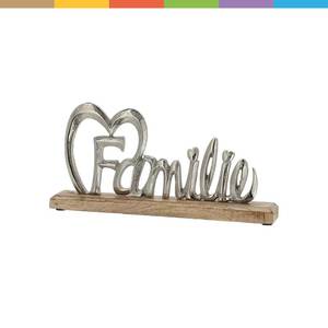 Hot Selling Modern Wooden LOVE Letters Sculpture With <b>Silver</b> Figurine On <b>Table</b> Shelf Home Decoration Display - Product Image 2
