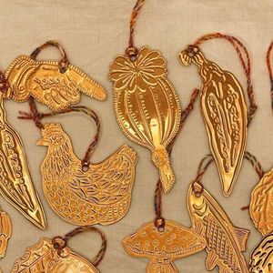 Christmas Traditional Brass Animal Shape Christmas Ornaments Handicraft Decorations - Product Image 1