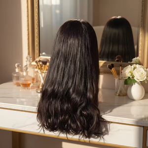 Oferta caliente: Peluca de cabello humano brasileño a granel con onda natural/suelta, estilo negro, extensiones de cabello con puntas de un solo trama - HAIR4WIG - Product Image 1