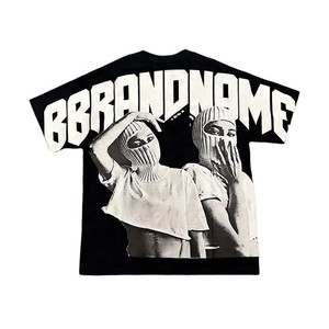 T-shirt Boxy Vintage Délavé à l'Acide Glory Zone Personnalisé, Coton Lourd 100%, Coupe Oversize Streetwear, OEM - Product Image 1