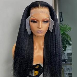 Peluca de encaje premium compatible con Fashion Office 360, cabello humano Remy brasileño, tejido a máquina de doble trama, puntas de doble densidad, natural - Product Image 3
