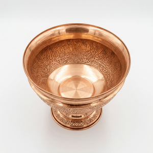 Quemador de incienso tradicional de latón, soporte de incienso de metal tallado, cuenco decorativo para ofrendas, para uso ritual en el hogar o el altar. - Product Image 3
