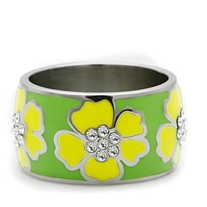 Anello in Acciaio Inossidabile Lucidato TK221 Senza Placcatura Senza Pietre per Piatti e Vassoi - Product Image 3