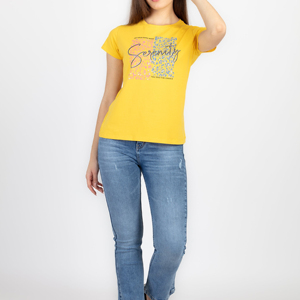 Nouveau style 2026 T-shirt femme en gros à manches courtes, respirant, col rond, pour la dernière collection - Product Image 3